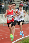 Boys under-15s 1500 metres, North Eastern Track and Fields Champs., Middlesbrough. Photo: David T. Hewitson/Sports for All Pics